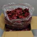 WEISPARK 100PCS Artificial Hydrangea Flowers, Fake Flowers Silk Hydrangea Full Flowers Heads with Stems for Wedding Home Party Shop Baby Shower Decor (Burgundy)