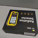 Geiger Counter with J321 GM Tube, Nuclear Radiation Detector with Click Sound for Beta Gamma X-ray, Uranium Glass Iodine Treatment Radioactive Dosimeter, Portable Alarm to Water Food, FS-5000 (Yellow)