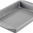 Farberware Nonstick Bakeware Baking Pan / Nonstick Cake Pan, Rectangle - 9 Inch x 13 Inch, Gray