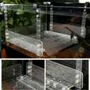 LYL LEYOULAND Hanging Turtle Basking Platform for Aquatic Turtles 20 55 Gallon, 40 Gallon Long Tank, Aquatic Reptile Ramp Dock, Turtle Terrace, Turtle Tank Accessories