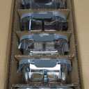 M MCIRCO [5-Pack, 36 oz] Glass Meal Prep Containers 3 Compartment with Lids, Glass Lunch Containers,Food Prep Lunch Box,Bento Box,Microwave, Oven, Freezer, Dishwasher (4.5 Cups) (Gray)