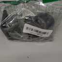 SMARTSTANDARD Sliding Barn Door Floor Guide for Bottom Adjustable Roller - 8 Setup Options for DIYers - Flush Design Bottom Flat Barn Door Floor Guide Stay Roller (Black) 2PCS