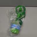 O2COOL Deluxe Handheld Battery Powered Water Misting Fan (Green)