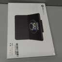 HOU Keyboard Case for iPad Air 11 inch (M3/M2) & iPad Air 5th/4th Gen & iPad Pro 11 inch (2025 M5/M4 2024/4th/3rd/2nd/1st Generation) Lightweight and Portable,Space Leather,Independent Shortcut Keys (Black)