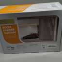 AJAZZ 100% Blackout Accordion Room Divider Curtains - with Flexible Ceiling Track Total Privacy Sound Proof Curtains Suitable for Bedroom Patio Sliding Door(Grey, W180 x L84, 1 Pack)