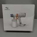 Tilswall Paint Sprayer, Upgraded Ultra-Light Electric Paint Spray Gun with 2 Nozzles & 3 Patterns Easy to Clean for Fences, Sheds, Walls, Ceilings, Furniture, Cabinets, Garden & DIY, Blue