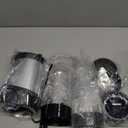 12-Piece Smoothie Blender Maker 25,000 RPM Personal Blender for Ice Crushing Smoothies & Frozen Drinks Nuts with 23oz, 32oz, 37oz Portable Cups Two 6-Leaf Stainless Steel Blades, Silver