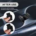 Cup Holder Insert Divider, Cup Holder Center Console Insert Divider for Toyota Highlander 2015 2016 2017 2018 2019 2020 Replacement Part Accessories 55618-0E200-C0