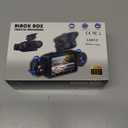 NHOPEEW Dash Cam Front and Rear Inside, 4 Channel Dash Cam 3" IPS Screen Front and Back with 8 IR Night Vision Lights, Loop Recording, 24 Hours Recording, G-Sensor, Reverse Help + 64G Memory Card