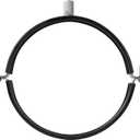 8" Inch Galvanized Pipe Hanger with Rubber - Conduit Mounting Clamp - Tube Brackets - Pipe Clamps - Tube Wall Mounting Bracket Clamp - Rigid Conduit Holder - PVC and Metal Pipe Attachment Hanger