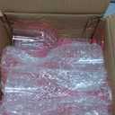 24PCS 7oz Plastic Wine Glasses Drinking Unbreakable Glassware Goblets Cups Pink Water Reusable Vintage Champagne Flutes for Valentines Day, Parties, Wedding (24, Pink)