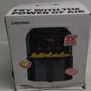 Chefman TurboFry Touch 6 Qt Air Fryer w/ Digital Display and Shake Reminder - Black