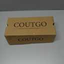 Coutgo Womens Kitten Heels Mules with Bow Satin Slip on Pumps Closed Pointed Toe Dress Wedding Party Shoes (8.5, White)