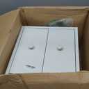 FUSUNBAO Magic DIY Cube Storage Organizer Stackable Cubes for Home Books Clothes Toy-Modular Cubby Storage System-Office Cubical-Bookcase Closet (Pure White-Washed, Drawer Cube)