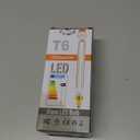 E12 Edison Bulbs 6W Dimmable LED Edison Bulbs Soft White 3000K E12 Long Tubular Light Bulb 60Watt Equivalent Vintage LED Filament 60W Candelabra Incandescent Bulbs 600lm, 7.3Inch, 6Pack