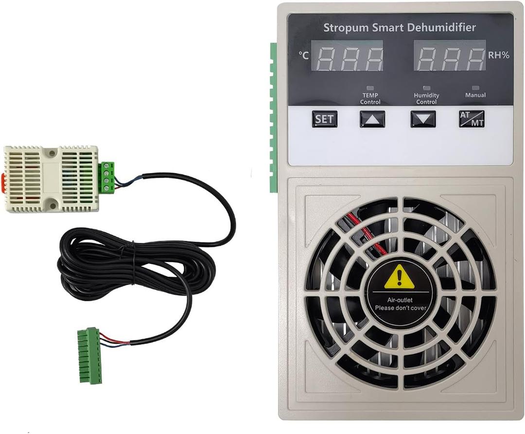 Auto Small Dehumidifier110V/240V Mini Dehumidifier With Temperature Control Switch For Grow Tent,Electric Box,Storage Cabinet,Closet,Tiny Space (Large Size(65W 110V-240V))