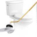 iFealClear Universal Toilet Handle Replacement Kit, Side/Angle Mount Toilet Flush Handle Compatible with Kohler K-GP30324-CP/TOTO/American Standard, Stainless Steel Flapper Chain, Chrome