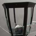 Photocell-Controlled Outdoor Wall Light Die-Cast Aluminum & Glass Water-Resistant Exterior Fixture, Wet Location Rated, E26 Base (60W Max) for Porch, Garage, GardenBlack