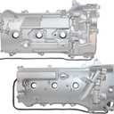 3.5L V6 Aluminum Valve Covers Compatible with 2007-2016 Toyota Sienna 2007-2017 Camry 2008-2016 Highlander Replace# 11201-0P020 11202-0P020