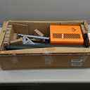 monTEK Automatic Lift Bike Rack  Fits 24-29" Tires, Heavy-Duty Vertical Wall Rack for Bicycles (Up to 71 lbs) - Effortless Lifting, Easy Install - Space-Saving Storage for Garage, Shed, BO (Black+Orange)