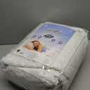 Utopia Bedding Quilted Fitted Mattress Pad, King Size, Elastic Fitted Mattress Topper Protector and Cover with Deep Pocket Stretches up to 16 Inches, Machine Washable (White)