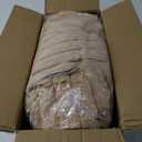 Bedsure Washable Dog Bed for Medium Dogs - Cute Furry Puppy Beds, Rectangle Orthopedic Corduroy Fleece Pet Beds with Removable Zipper Cover, 30x24x8inches, Sandy Beige