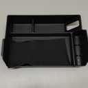 TOPINSTALL Center Console Organizer Compatible with 2021-2026 Toyota Sienna Accessories, Armrest Box Secondary Storage Tray Coin Container ABS Plastic-Black