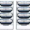 Shaving Razor Blades for Men Compatible With Gillette Mach 3, 8 Refills Manual Shaver Blades for Face Care