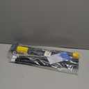 KeFanta Metal Mop Handle Commercial Heavy Duty, 58" Industrial Mop Stick with Jaw Clamp, Wet Gripper Mop Head Replacement Holder for Floor Cleaning