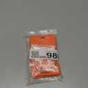 Gostwo 2 Pack Luggage Tags for Suitcases, 26 Initial Letter Travel Luggage Baggage Identification Labels ID Tag Fully Bendable Tags with Stainless Steel Loop (Orange) (Letter W)