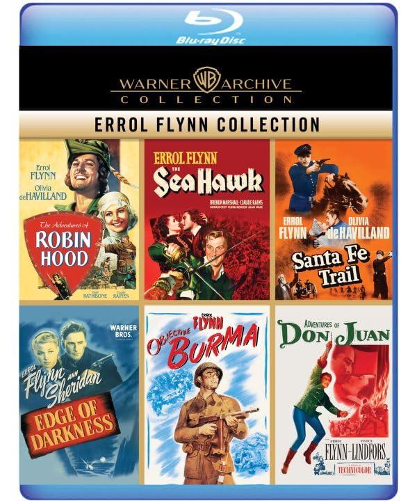 Errol Flynn-6 Film Collection, Blu-ray