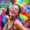 Rainbow Earring Set 2026 Pride Month Lgbt Pride Earrings for Gay Lesbian Bisexual Lightweight Feathers Lgbtq Earrings Jewelry Accessories