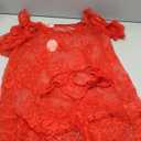 Avidlove Women Plus Size Lingerie Lace Babydoll Showder Off Chemise Sexy Sleepwear Red Large