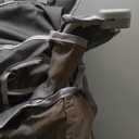 Baby Delight Go with Me Uplift Deluxe Portable High Chair | Sun Canopy | Indoor and Outdoor | Grey