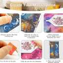 Axquilon Large Diamond Art Kits for Adults - Sun and Moon Diamond Painting Kits for Adults, 5D Round Full Drill Moon Gem Art Paint by Diamonds Pictures DIY Crafts Kits 16x28inch