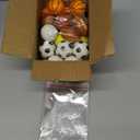 28 Pack Sports Stress Balls for Kids 4-8 8-12,Easter Basket Stuffers Soccer Football Squeeze Fidget Relief Toys for Kids Easter Eggs Fillers,Goodie Bags Stuffers,Classroom Prizes,Pinata Filler