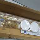 Tension Curtain Rod 41-103" Heavy Duty No Drilling Adjustable Golden, 1.26"