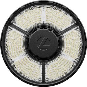 Lithonia Lighting Compact Pro Round LED High Bay Light, accesorio de iluminacin de techo, ajustable 12000/15000/18000 lmenes, seleccionable 4000K/5000K, UVOLT 120-347V, negro (CPRB ALO13 UVOLT SWW9
