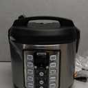 Aroma Housewares Professional Plus ARC-5000SB 20 Cup (Cooked) Digital Rice Cooker, Food Steamer, Slow Cooker, Stainless Exterior/Nonstick Pot, Silver, Black, 10-cup uncooked/20-cup cooked/4QT