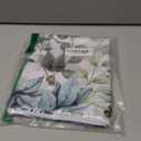 Sage Green Eucalyptus Leaves Curtain Valance for Windows Watercolor Window Treatments 1 Panel Short Curtains for Kitchen Windows Bathroom Bedroom,54 x 18 Inch