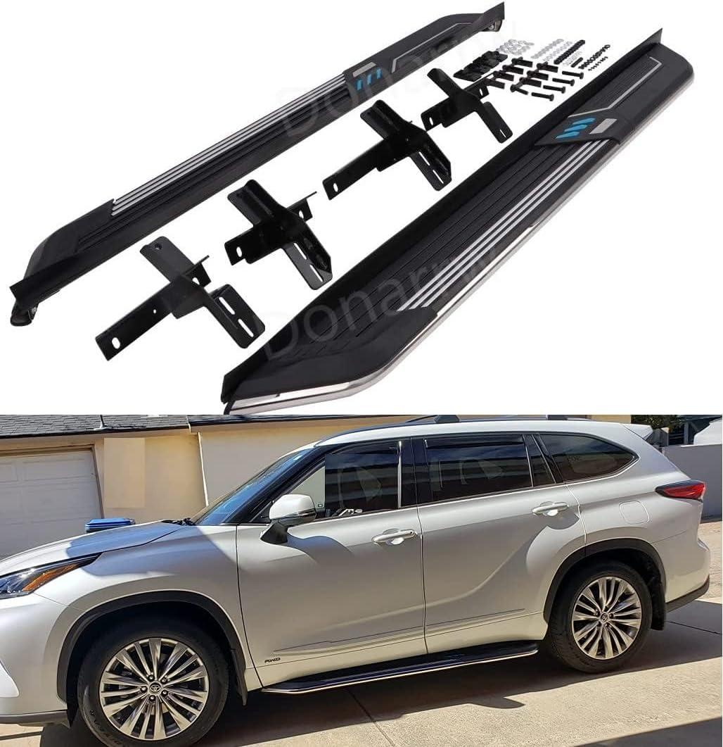 5.5" Stainless Steel Step Bars for 2020-2024 2025 Toyota Highlander XU70 Running Boards Side Steps nerf bar Pedal Accessories