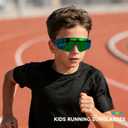Youth Sports Baseball Sunglasses Lightweight Kids Polarized Sunglasses Softball Cycling for Boys Girls Age 3-12