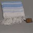 100% Cotton Mariposa Peshtemal Towels Turkish Beach Towels (Turquoise)