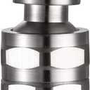 Shower Head Swivel Ball Adapter Brass Adjustable Shower Connector Shower Arm Extension Bathroom Universal Showering Component (Brushed Nickel)