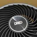 DREO Fan for Bedroom, 12 Inches, 70ft Powerful Airflow, 25db Quiet Table Air Circulator Fans for Whole Room, 120 Adjustable Tilt, 3 Speeds, Desktop Fan for Home, Office, Kitchen, Small Oversize