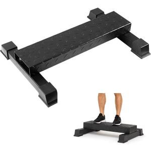Steel Standing Calf Raise Platform, Anti-Slip Block for Leg&Squat