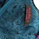 Avidlove Sexy Lingerie for Women Deep V Teddy Sheer Lace Bodysuit Snap Crotch One Piece Babydoll (Blue, S)
