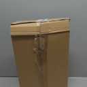 Bathroom Storage Cabinet, 4-Tier White Floor Cabinet Freestanding Organizer with Door for Living Room Kitchen Small Space