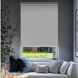 Cordless Blackout Window Roller Shade UV Protection Byssus White 50 in. W x 72 in. L 