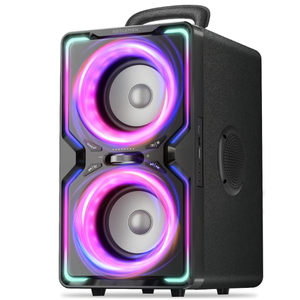 Hotlemon Large Bluetooth Speaker: 240W Peak Powerful Loud Sound with Deep Bass, 15H Playtime, Fast Charge, TWS, Portable Wireless Speakers for Outdoor, Party, Beach, Backyard, Home, Outside (Black)